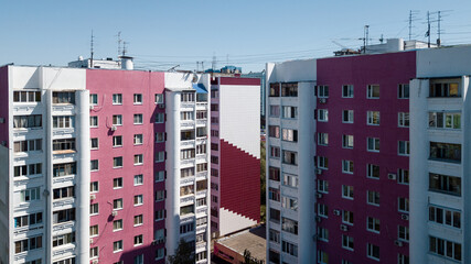 pattern made of apartment house