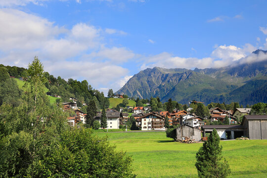Klosters Dorf alpine resort village
