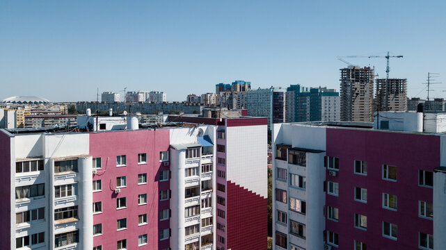 pattern made of apartment house