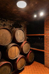Old wine cellar in Volkany near Villany, Hungary