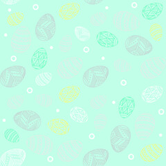 Easter pastel blue pattern background Easter seamless pattern with holiday background for website, printing on fabric, gift wrap and wallpapers