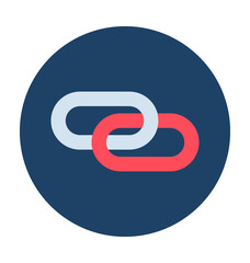 Fototapeta premium Seo Link Vector Icon