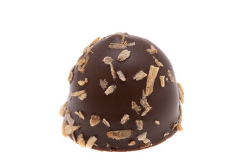 chocolate candy with mango isolated