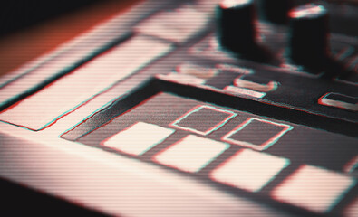 Professional beat machine device for music composer.Compose electronic musical tracks with digital...