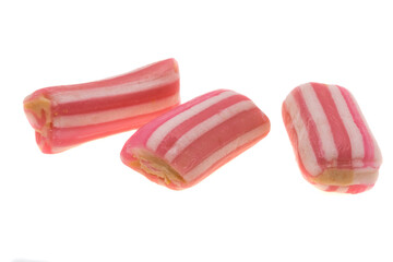 caramel candy isolated