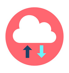 Cloud Network Vector Icon