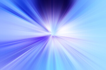 Obraz premium Abstract radial zoom blur surface of blue, lilac and white tones. Abstract lilac blue background with radial, radiating, converging lines. 
