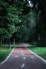 Bike path in the park