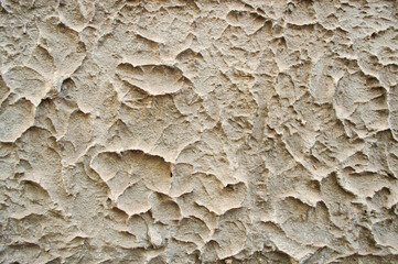 Wall with decorative plaster