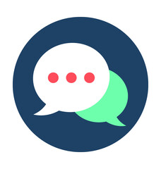 Chat Bubbles Vector Icon