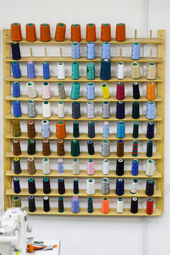 Shelf for needlework and textile industry