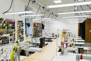 Sewing clothes for clothing store