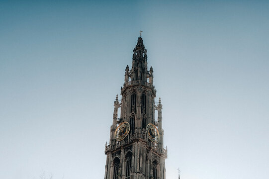 Our lady's cathedral from Antwerp City belgium