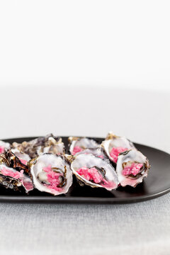Oysters with Pickled Ginger