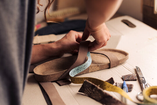 Crafting a handmade sandal - Powered by Adobe