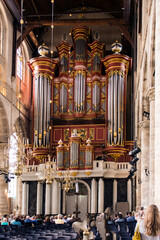 Orgel der Laurenskerk In Rotterdam.