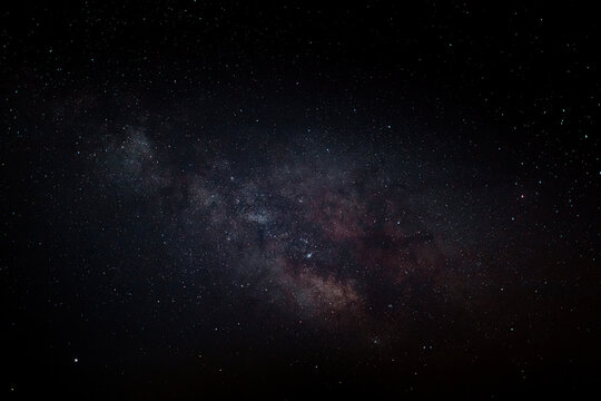 Starry night scene.