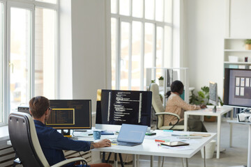 IT Developer Writing Programs