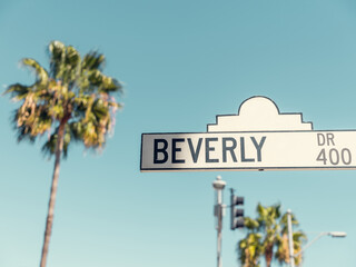 Beverly Hills street sign