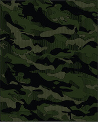 camouflage abstract pattern, Military Camouflage pattern design element for Army background, printing clothes, fabrics, sport t-shirts jersey, web banners, posters, cards and wallpapers - obrazy, fototapety, plakaty