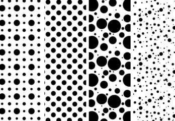 pack de patrones de circulos en vector