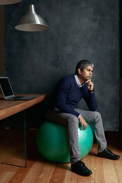 Portrait of a young Indian Phd professor