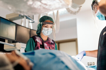 Portrait of Female Doctor in Operating Room