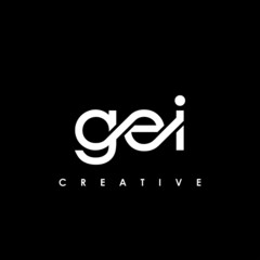 GEI Letter Initial Logo Design Template Vector Illustration