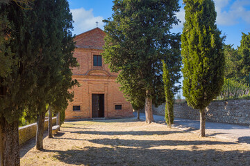 Church of Santa Caterina (St. Catherine), Pienza, Italy