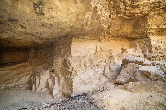 White quarry (Beli majdan on serbian) is old abandoned mine on Fruska gora mountain, Serbia. Abandoned Rock Quarry