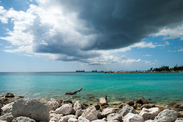 Dark Clouds Over Grand Bahama Island