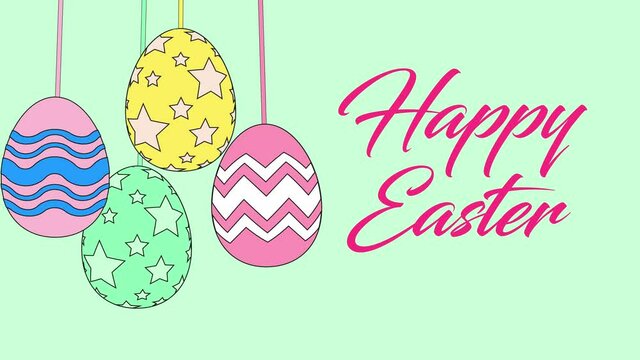 Colourful Easter Egg Design Vector Set, Colorful Easter Egg Design Vector Set, happy easter card with egg icon over white background. vector illustration