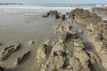 Rochers plage de Puys à Dieppe