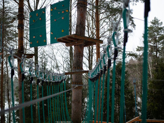 rope town. obstacle course