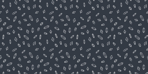 Seamless crystal repeat pattern vector background