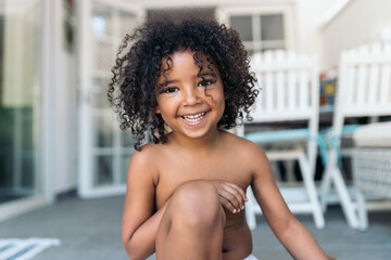 Portrait of cute Kid