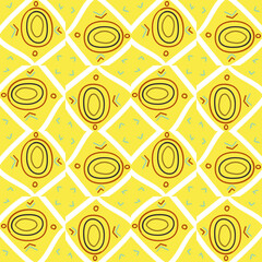 Abstract geometric seamless pattern. Tile background. Infinity wrapping paper with different shapes. Creative texture.