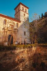 Fototapeta premium Architecture details Granada on the sabikah hill iAndalusia Spain europe Travel