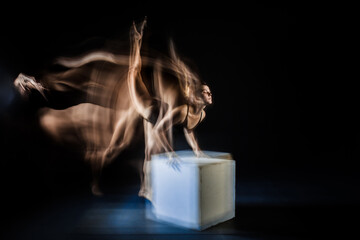 Portrait of a gymnast and fighter.