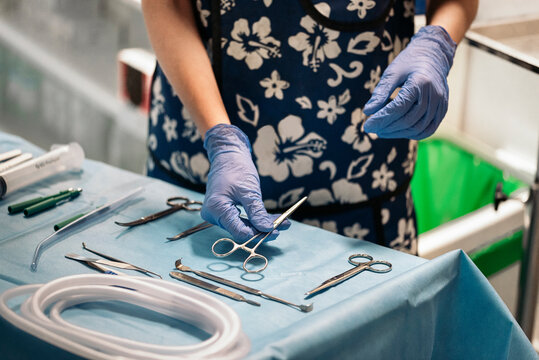 Closeup of Medical Instruments