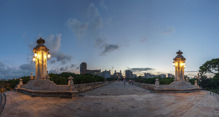 Puente del Mar Sea Bridge in Valencia, Spain, built in 1598