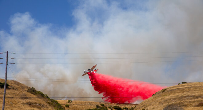 Wildfire in the hills