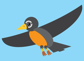 Flat Vector Robin