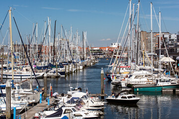 Hafen von Scheveningen.