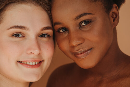 Diverse women beauty portrait