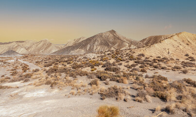 Tabernas Desert Hills Landscape Spain  Nature Adventure Travel