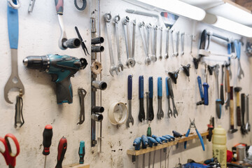 Tools In Repair Shop