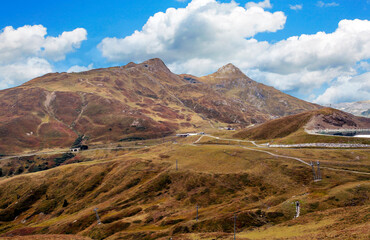 Mountains in the valley