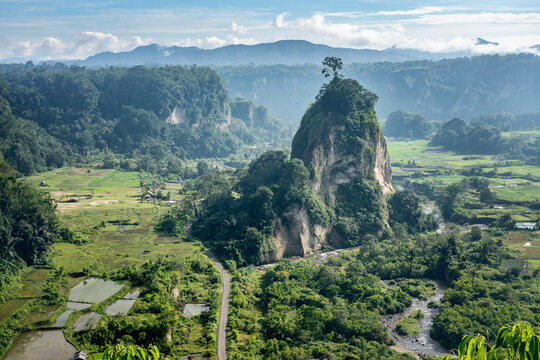 Landscape in Bukittingi, West Sumatra, Indonesia