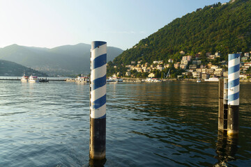 Como, Italy: the lake at evening